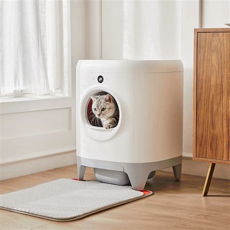 electric kitty litter box|automatic self cleaning litter box.